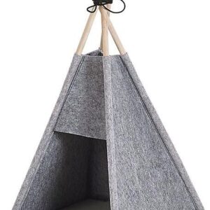 Beliani Namiot Tipi Dla Kota 35x40cm Szary Ulubey (228803)