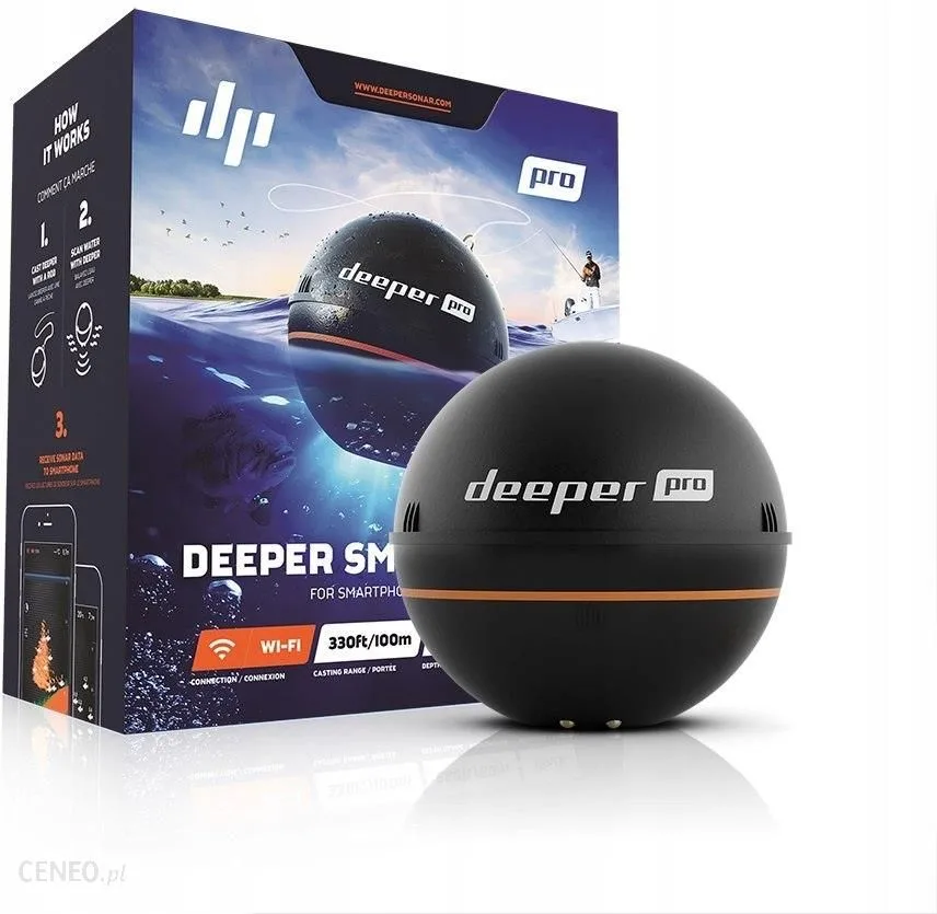 DEEPER SMART SONAR PRO echosonda z WiFi