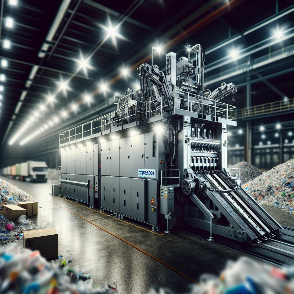 Nowoczesna maszyna do recyklingu plastiku: Belownica HSM jako kluczowy sprzęt w procesie recyklingu.