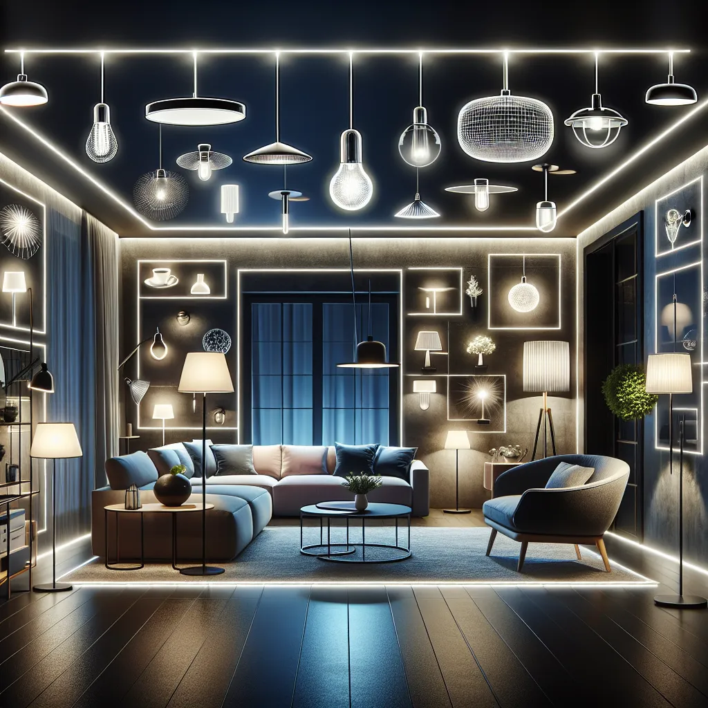 Zastosowanie lamp LED w oświetleniu wnętrz